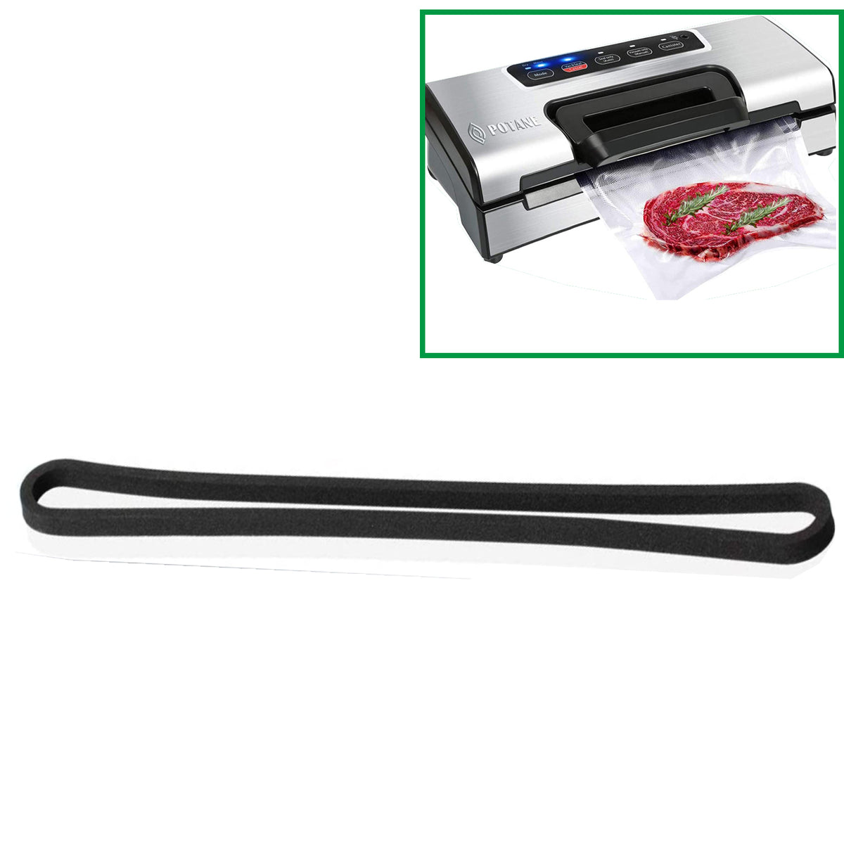 Foam Gasket Replacement for Potane Vacuum Sealer Fits VS5736