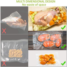 Load image into Gallery viewer, POTANE Precut Bags for Food 150 Gallon 11x16, Quart 8x12, Pint 6x10, Smell-Proof, Puncture Prevention, Heavy duty for POTANE, Food Saver, Seal a Meal, Weston. Commercial Grade, BPA Free, Great for Vacuum storage, Meal or Sous Vide