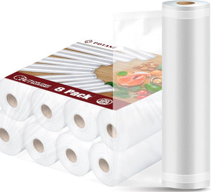 For VS5736-POTANE 8 Pack 8"x20' Thickened Vacuum Sealer Bags , Smell-Proof, Puncture Prevention, Heavy duty. Commercial Grade, BPA Free, Great for Vacuum storage,Meal Prep or Sous Vide