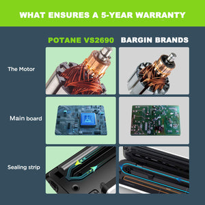 POTANE VACUUM & SEAL MACHINE PRODUCT SHARE/REVIEW—VACUUMING BEANS FOR LONG  TERM STORAGE AND MORE 